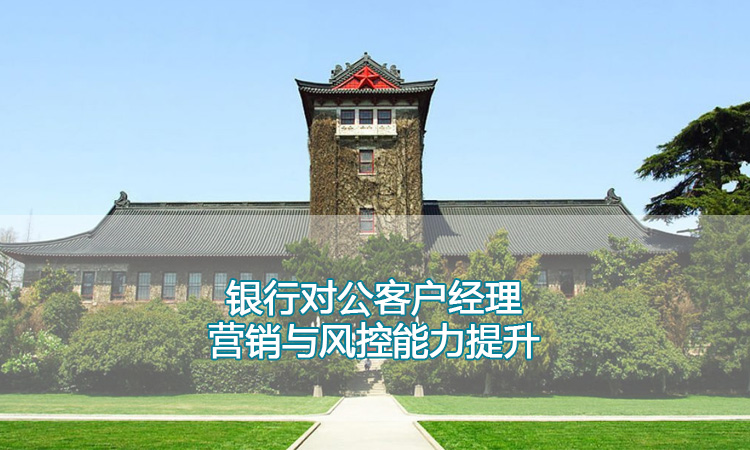 员工培训-南京大学银行对公客户经理营销与风控能力提升